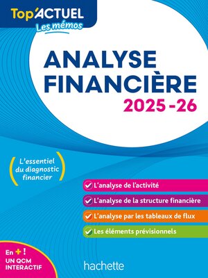 cover image of Top'Actuel Analyse financière  2025-2026